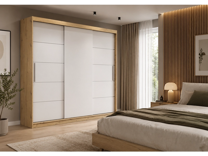 Schwebetürenschrank AVILA artisan eiche