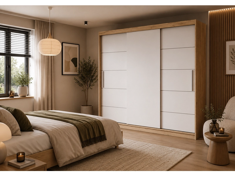 Schwebetürenschrank AVILA artisan eiche