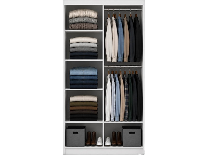 Schwebetürenschrank MILAN weiss