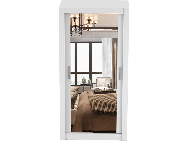 Schwebetürenschrank MILAN weiss