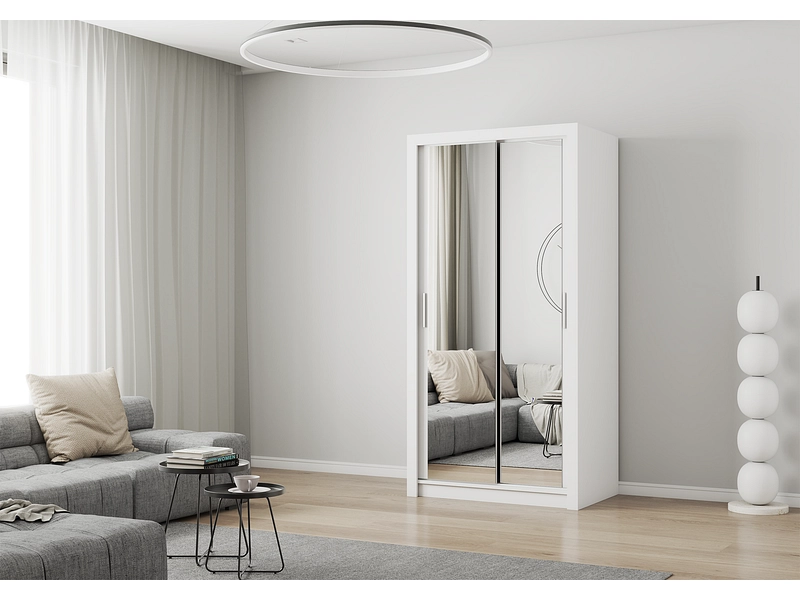 Schwebetürenschrank MILAN weiss