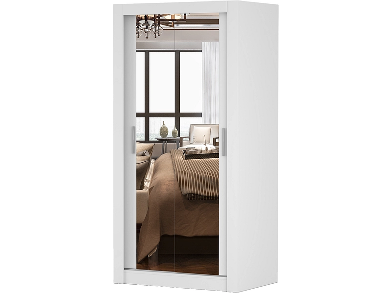 Schwebetürenschrank MILAN weiss