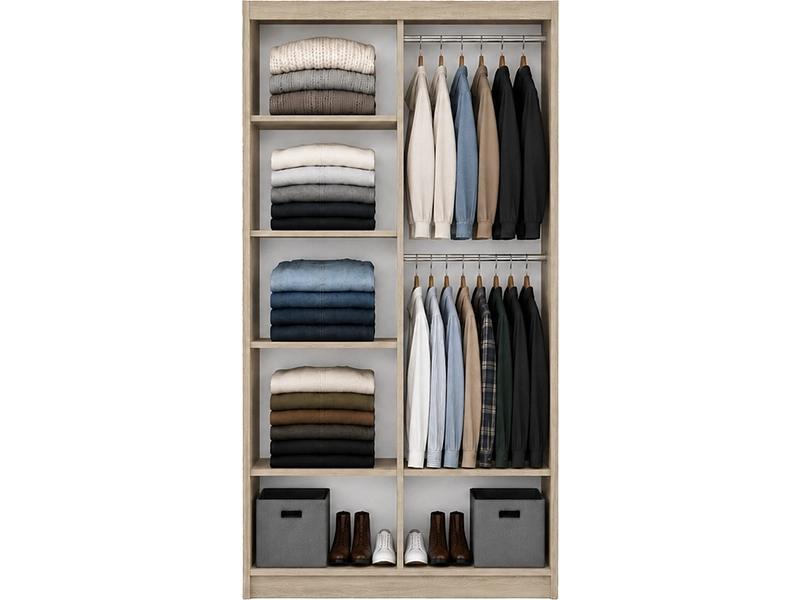 Schwebetürenschrank MILAN eiche