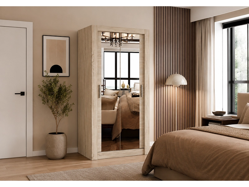 Schwebetürenschrank MILAN eiche