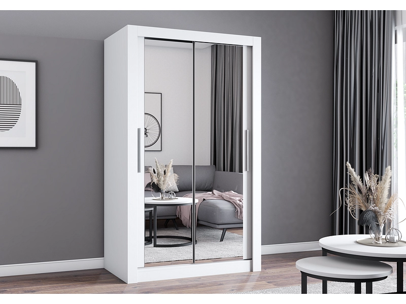 Schwebetürenschrank MILAN weiss