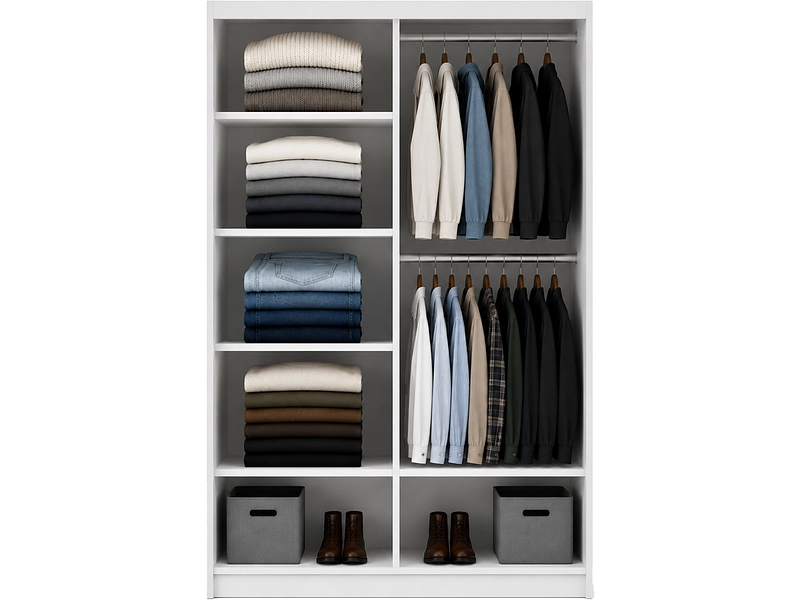 Schwebetürenschrank MILAN weiss