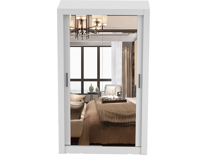 Schwebetürenschrank MILAN weiss