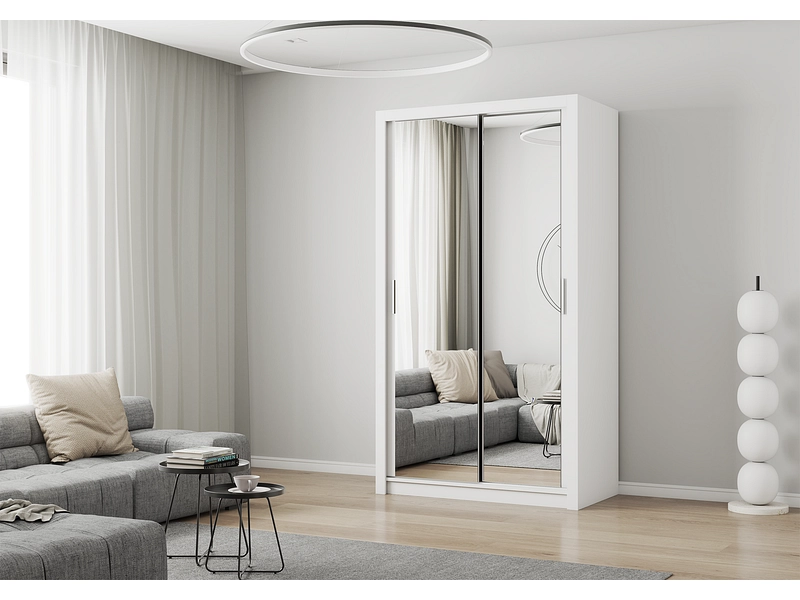 Schwebetürenschrank MILAN weiss