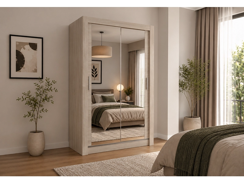 Schwebetürenschrank MILAN eiche