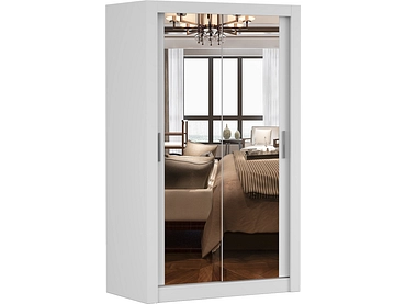 Schwebetürenschrank MILAN weiss