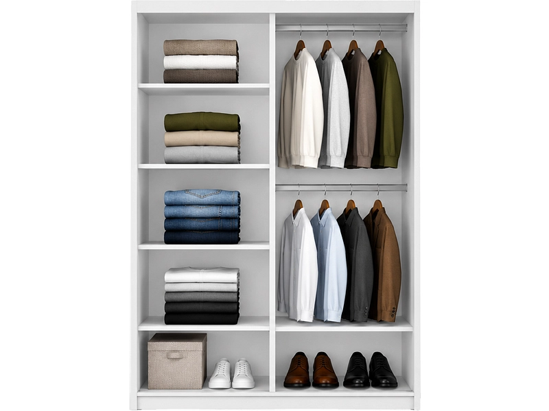 Schwebetürenschrank MILAN weiss