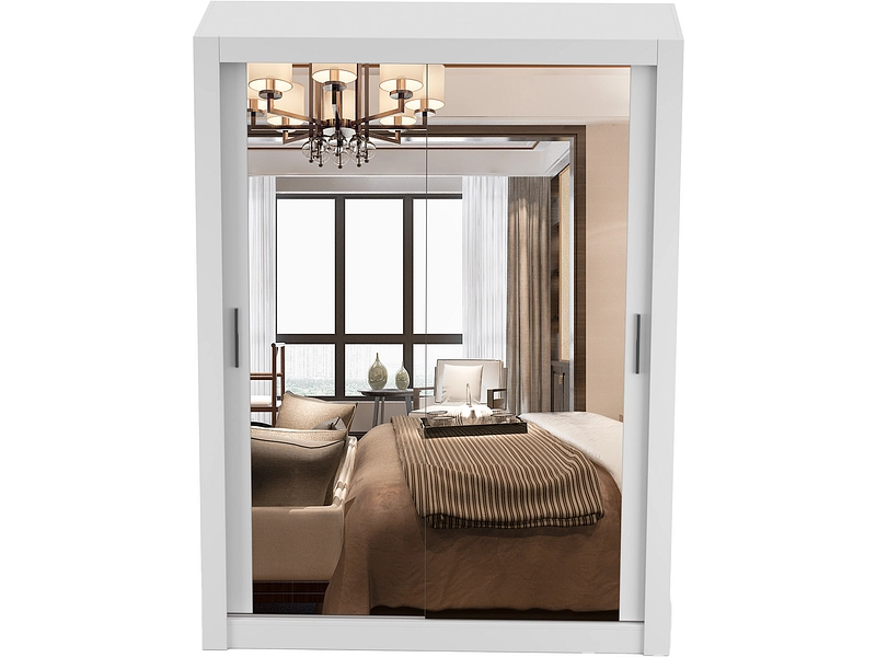 Schwebetürenschrank MILAN weiss