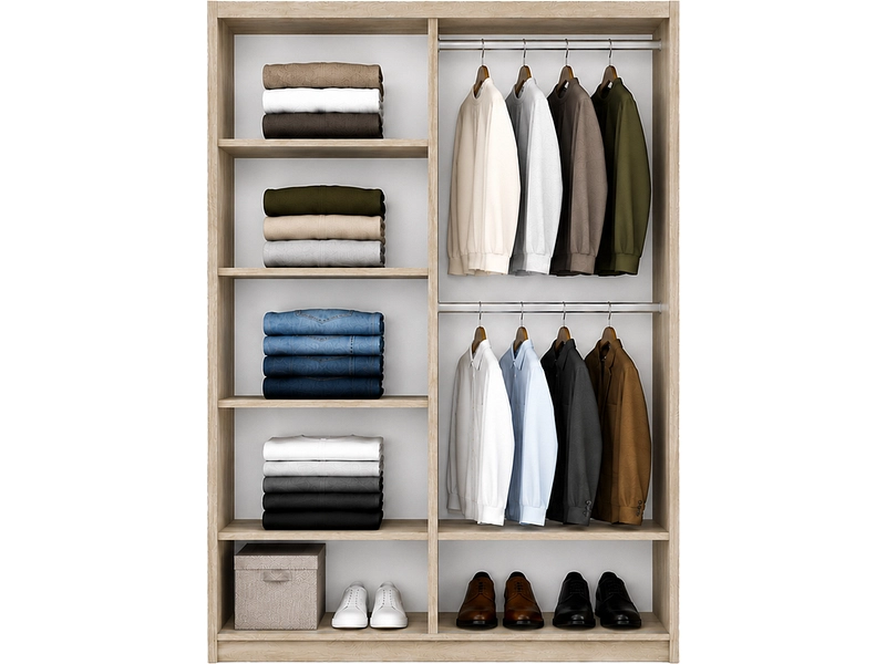 Schwebetürenschrank MILAN eiche