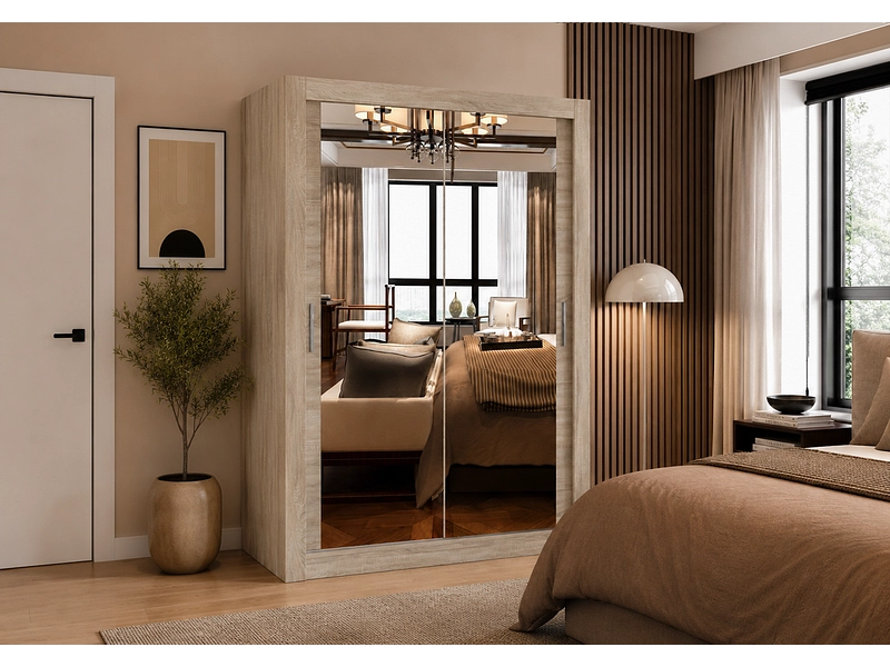 Schwebetürenschrank MILAN eiche