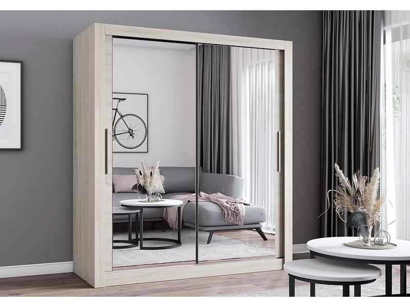 Schwebetürenschrank MILAN eiche