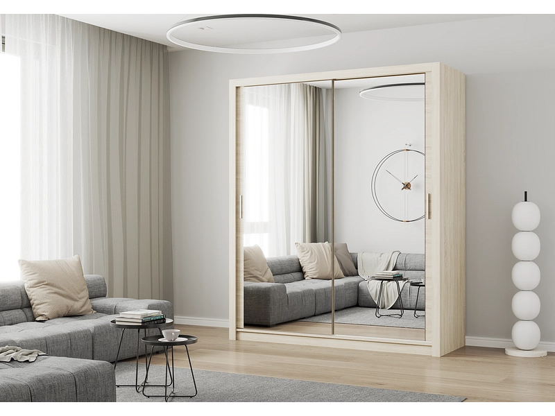 Schwebetürenschrank MILAN eiche