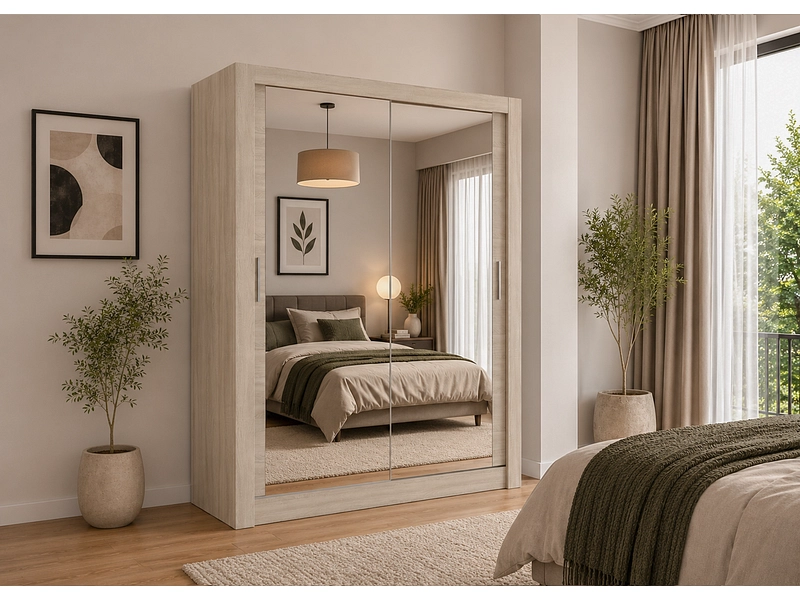 Schwebetürenschrank MILAN eiche
