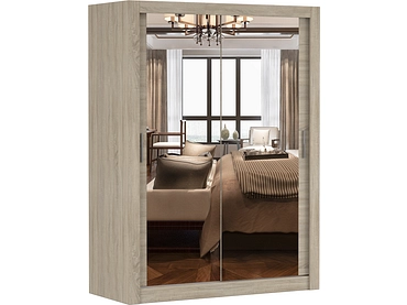 Schwebetürenschrank MILAN eiche
