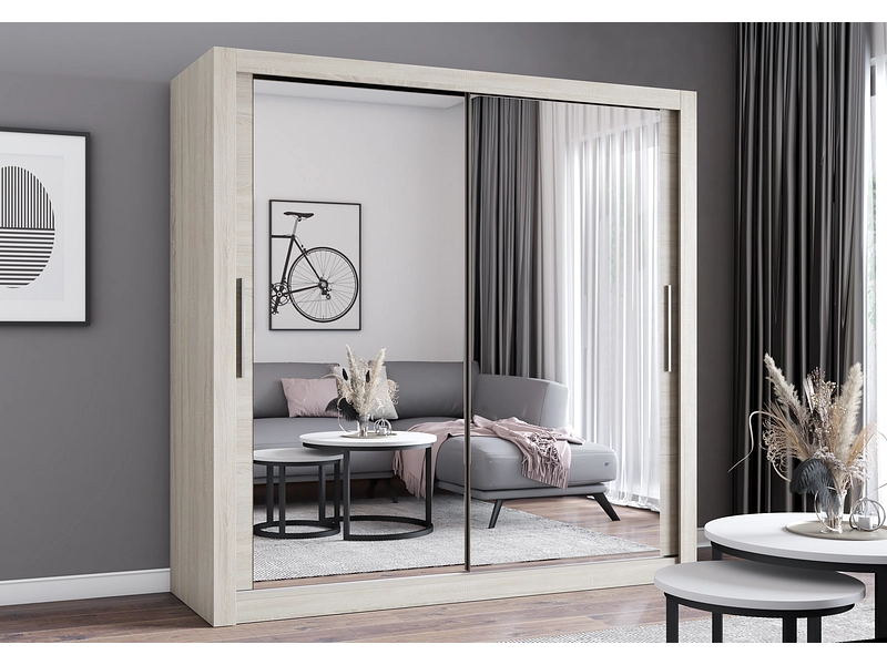 Schwebetürenschrank MILAN eiche