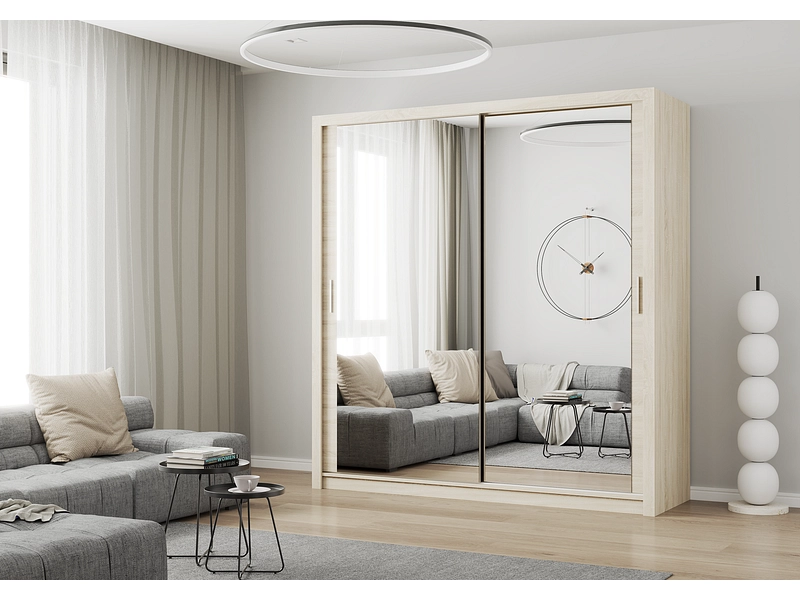 Schwebetürenschrank MILAN eiche
