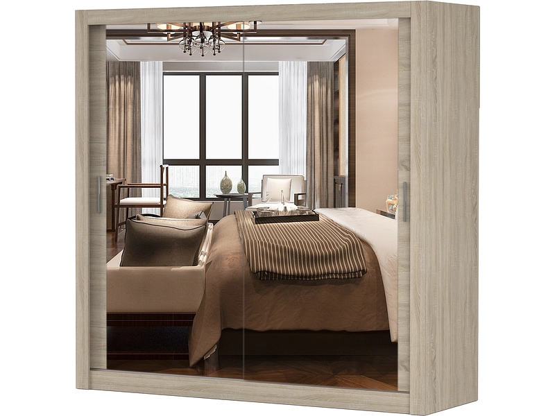 Schwebetürenschrank MILAN eiche
