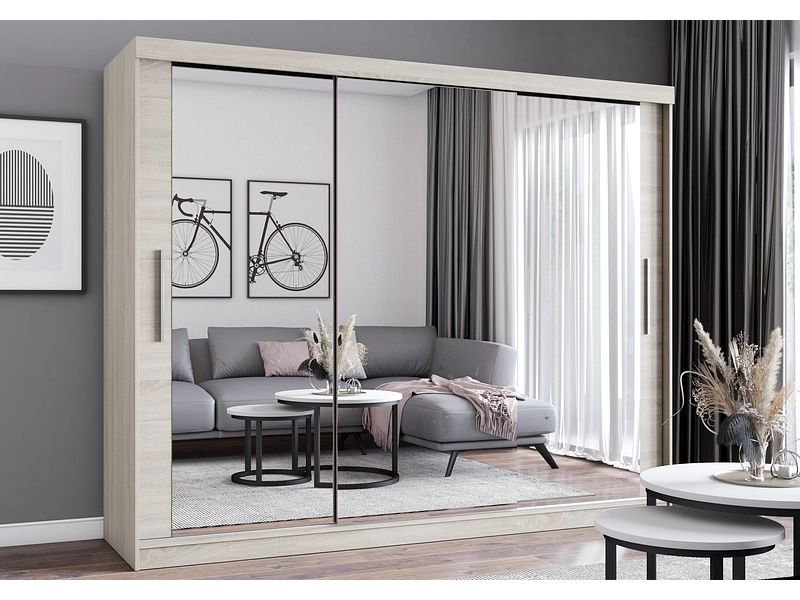 Schwebetürenschrank MILAN eiche