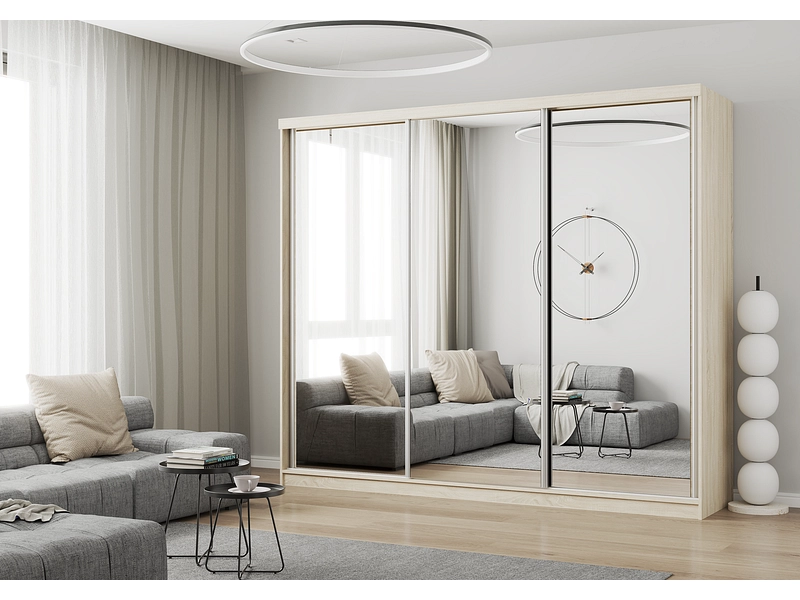 Schwebetürenschrank MILAN eiche