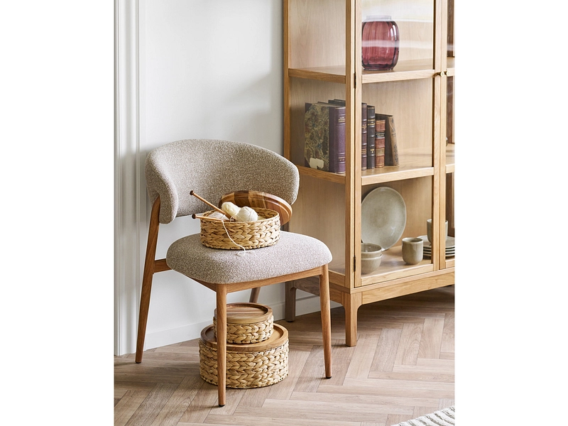 Set panier de rangement BOTOFTE bois naturel Set panier de rangement BOTOFTE bois naturel