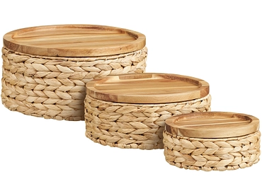 Aufbewahrungskörbe BOTOFTE natürliches holz