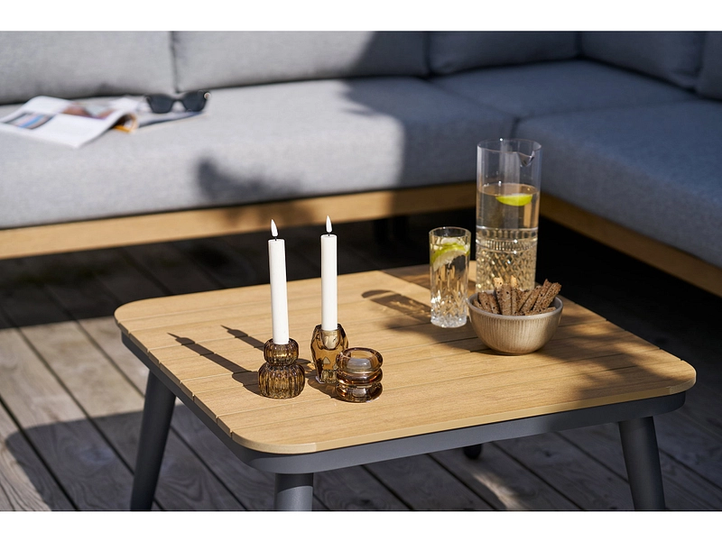 Photophore CANDLE 7 cm x 8 cm Verre marron Photophore CANDLE 7 cm x 8 cm Verre marron
