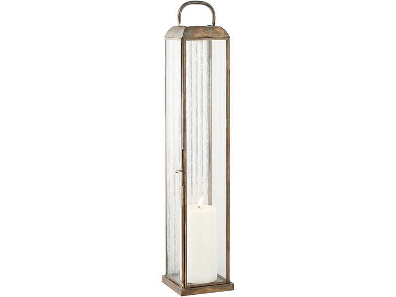 HOUSE NORDIC Laterne HERSLEV 60cm antik