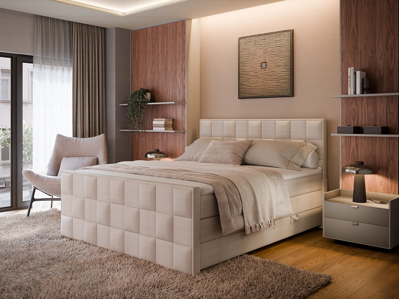 Boxspring ARIA beige Boxspring ARIA beige