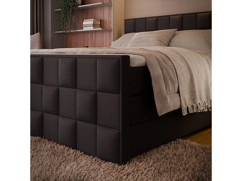 Boxspring ARIA nero