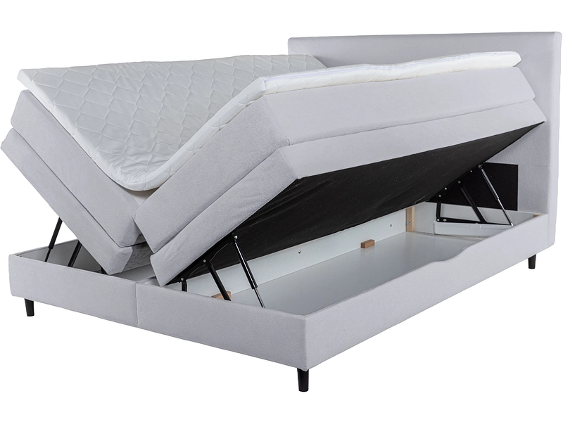 Boxspring ASTERIA grigio chiaro Boxspring ASTERIA grigio chiaro