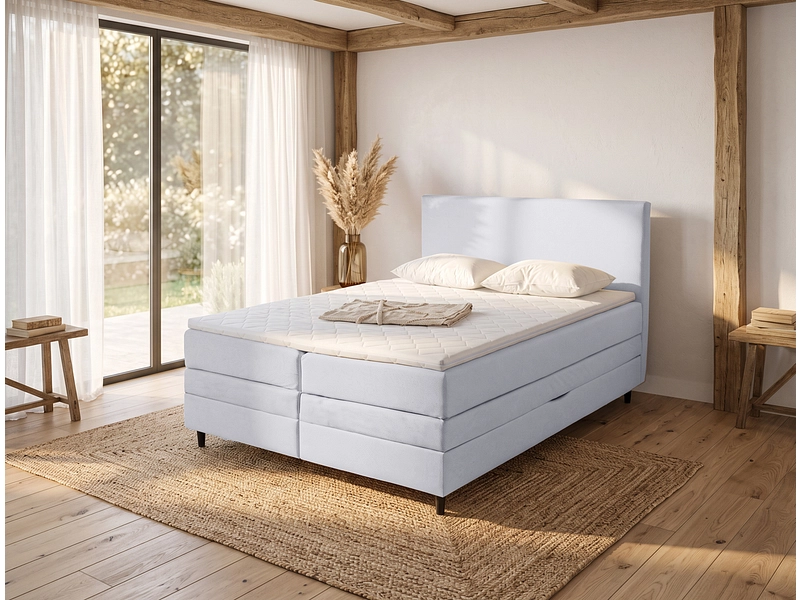Boxspring ASTERIA grigio chiaro Boxspring ASTERIA grigio chiaro