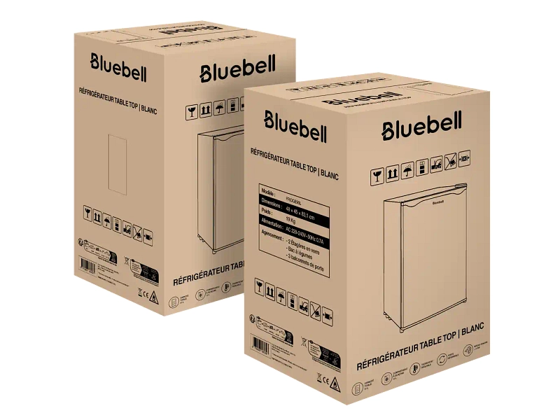 BLUEBELL Kühlschrank Table Top