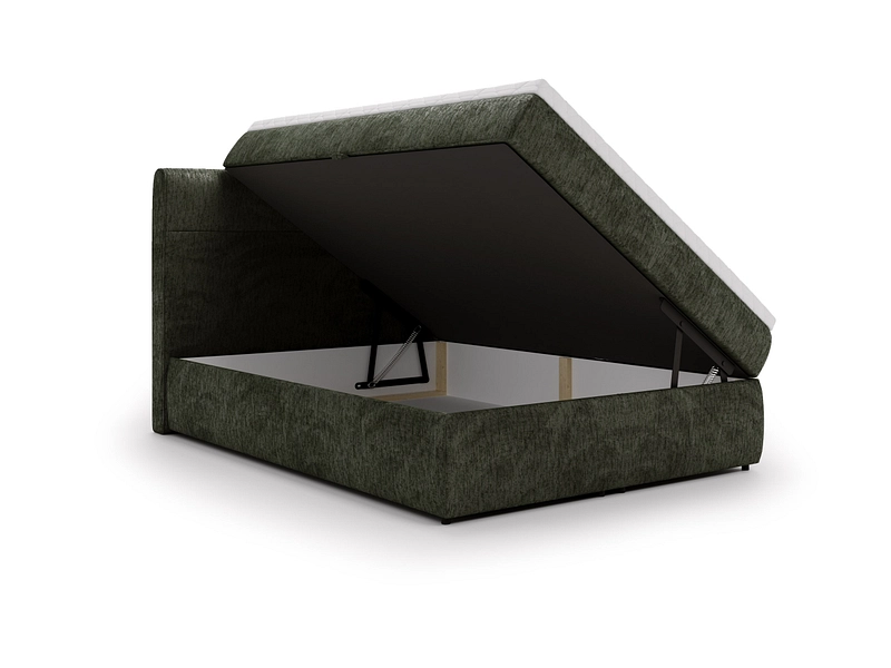 Boxspringbett SAGA grün