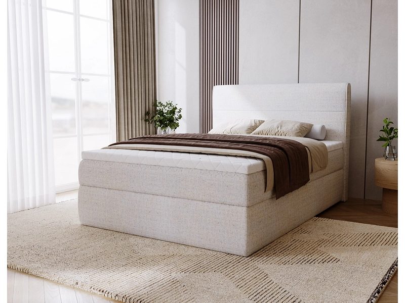 Boxspring SAGA bianco crema Boxspring SAGA bianco crema