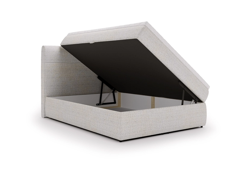 Boxspring SAGA bianco crema Boxspring SAGA bianco crema