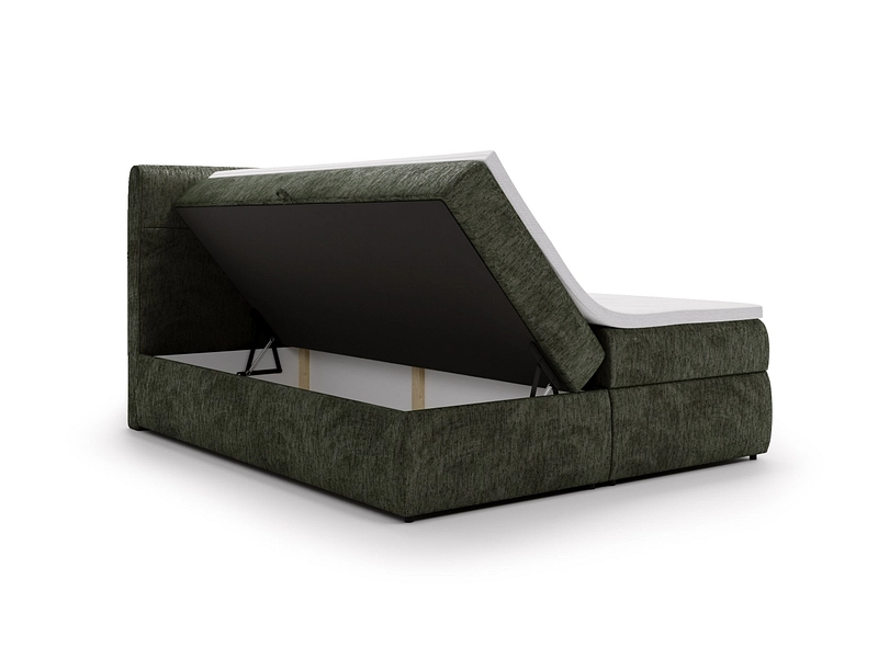 Boxspringbett SAGA grün