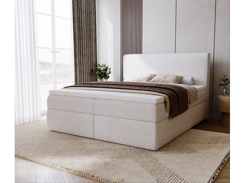 Boxspring SAGA bianco crema Boxspring SAGA bianco crema