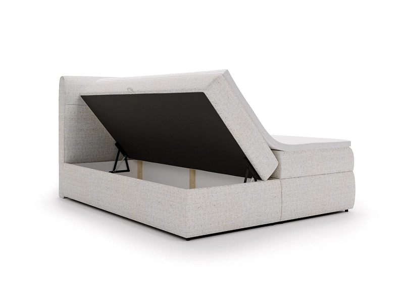 Boxspring SAGA bianco crema Boxspring SAGA bianco crema