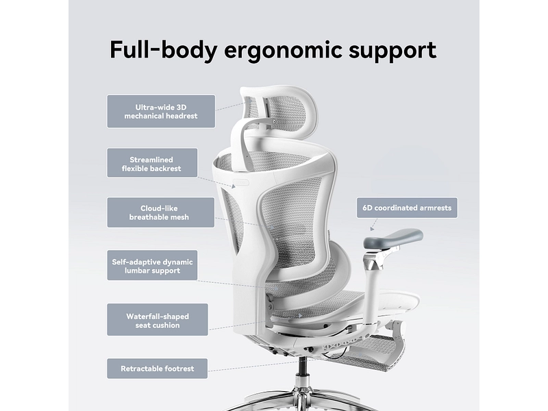 Ergonomischer Bürostuhl SIHOO C300 PRO