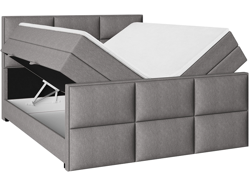 Boxspringbett EMPIRE grau
