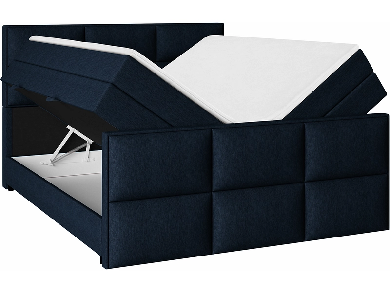 Boxspringbett EMPIRE blau Boxspringbett EMPIRE blau