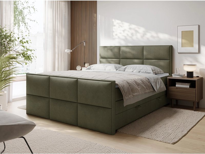 Boxspringbett EMPIRE grün