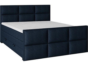 Boxspringbett EMPIRE blau