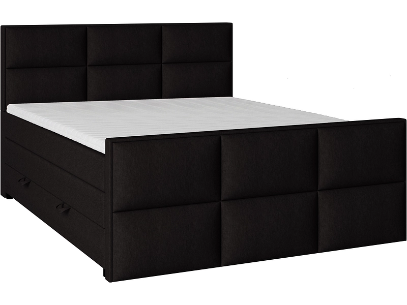 Boxspringbett EMPIRE schwarz Boxspringbett EMPIRE schwarz