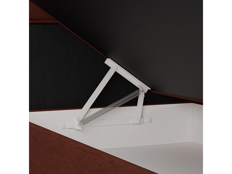Boxspringbett EMPIRE terrakotta Boxspringbett EMPIRE terrakotta