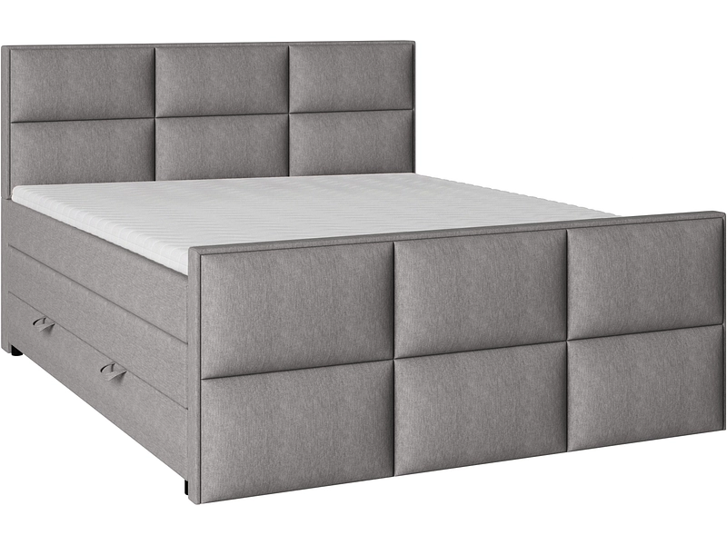 Boxspringbett EMPIRE grau Boxspringbett EMPIRE grau